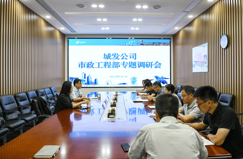 城發(fā)公司董事長(zhǎng)、總經(jīng)理李蘭霞專(zhuān)題調(diào)研市政工程部工作